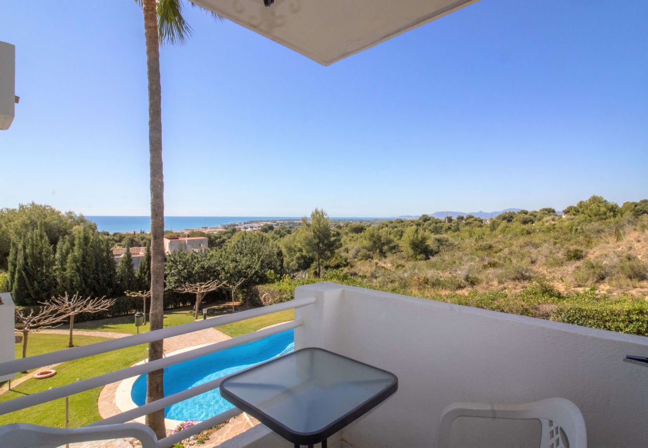 Appartement à Alcocebre / Alcossebre - Terraza con vistas espectaculares Haciendas 1101