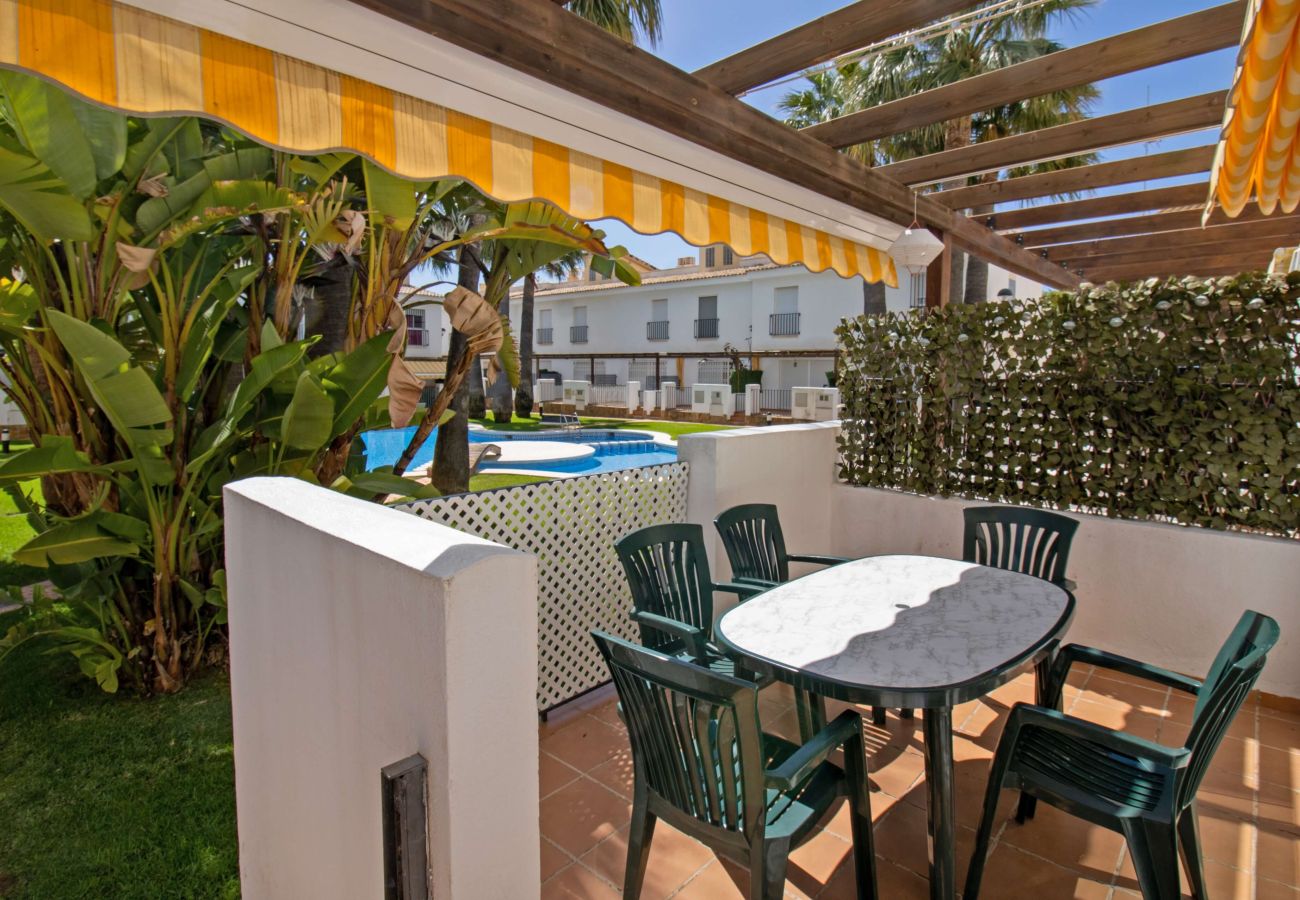 Maison mitoyenne à Alcocebre / Alcossebre - Casa adosada con jardín y piscina - PALM BEACH