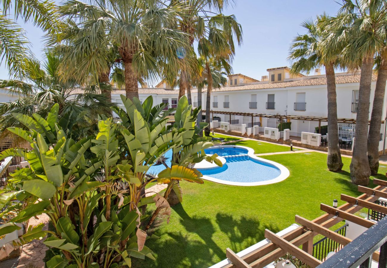 Maison mitoyenne à Alcocebre / Alcossebre - Casa adosada con jardín y piscina - PALM BEACH