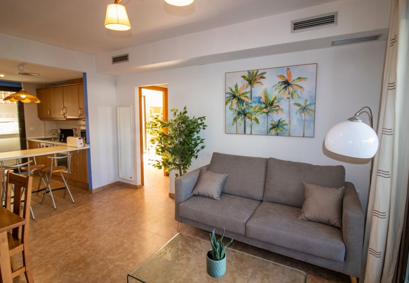 Appartement à Alcocebre / Alcossebre - Bajo con terraza y piscina PLAYA CARGADOR