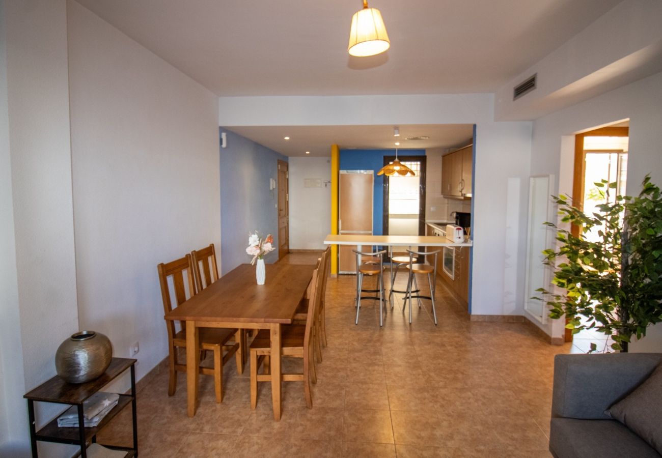Appartement à Alcocebre / Alcossebre - Bajo con terraza y piscina PLAYA CARGADOR