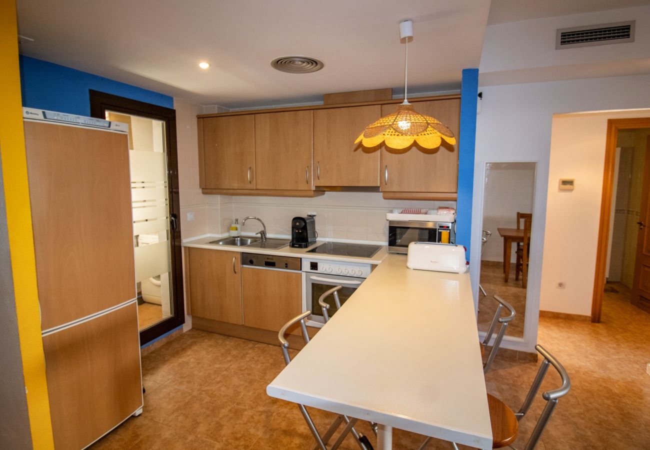 Appartement à Alcocebre / Alcossebre - Bajo con terraza y piscina PLAYA CARGADOR