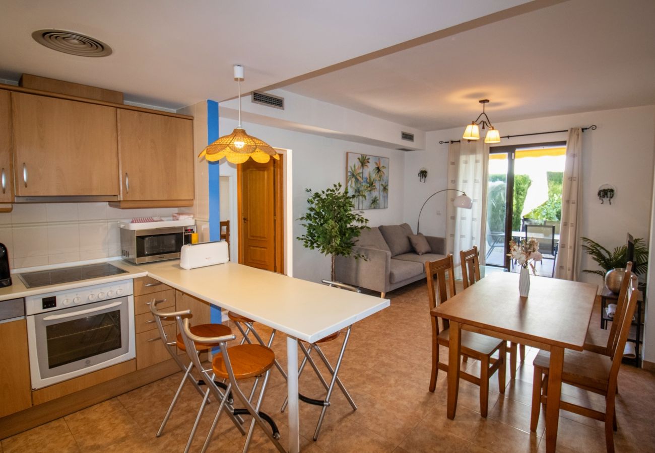 Appartement à Alcocebre / Alcossebre - Bajo con terraza y piscina PLAYA CARGADOR