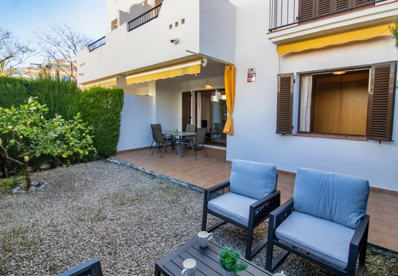 Appartement à Alcocebre / Alcossebre - Bajo con terraza y piscina PLAYA CARGADOR