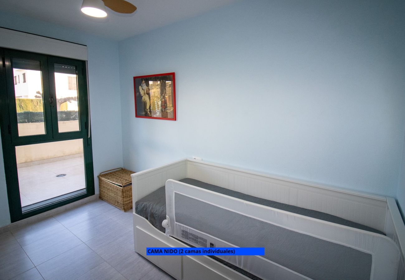 Appartement à Alcocebre / Alcossebre - Bajo frente a la piscina - Playa Cargador