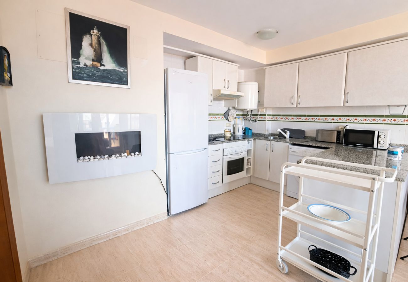 Appartement à Alcocebre / Alcossebre - Atico en el centro - Piscina y aire acondicionado