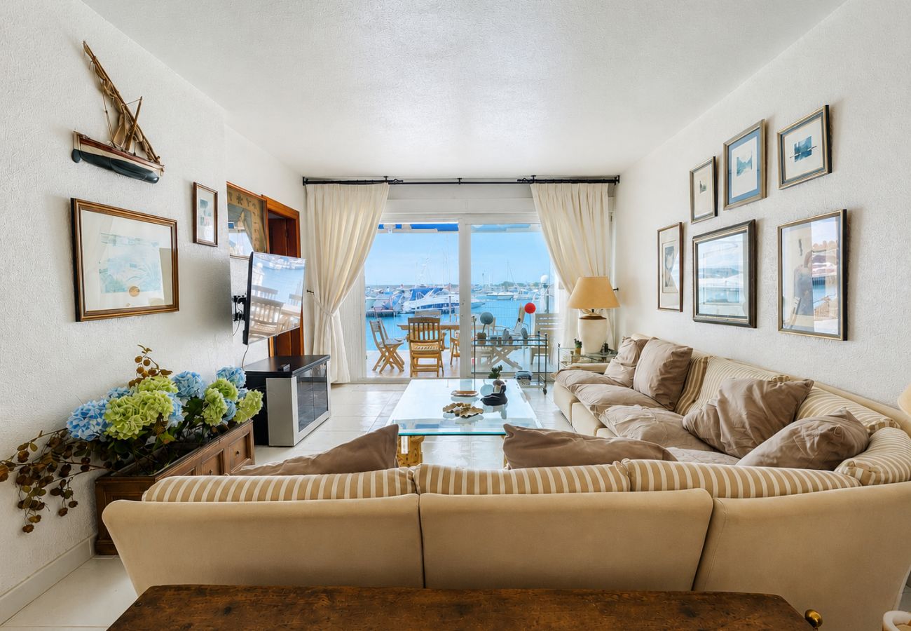 Appartement à Alcocebre / Alcossebre - ⚓Puerto Alcossebre - Terraza frente a los barcos